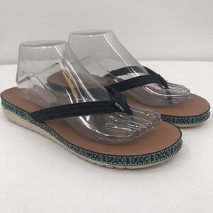 Bobs by Skechers Denim Flip Flops